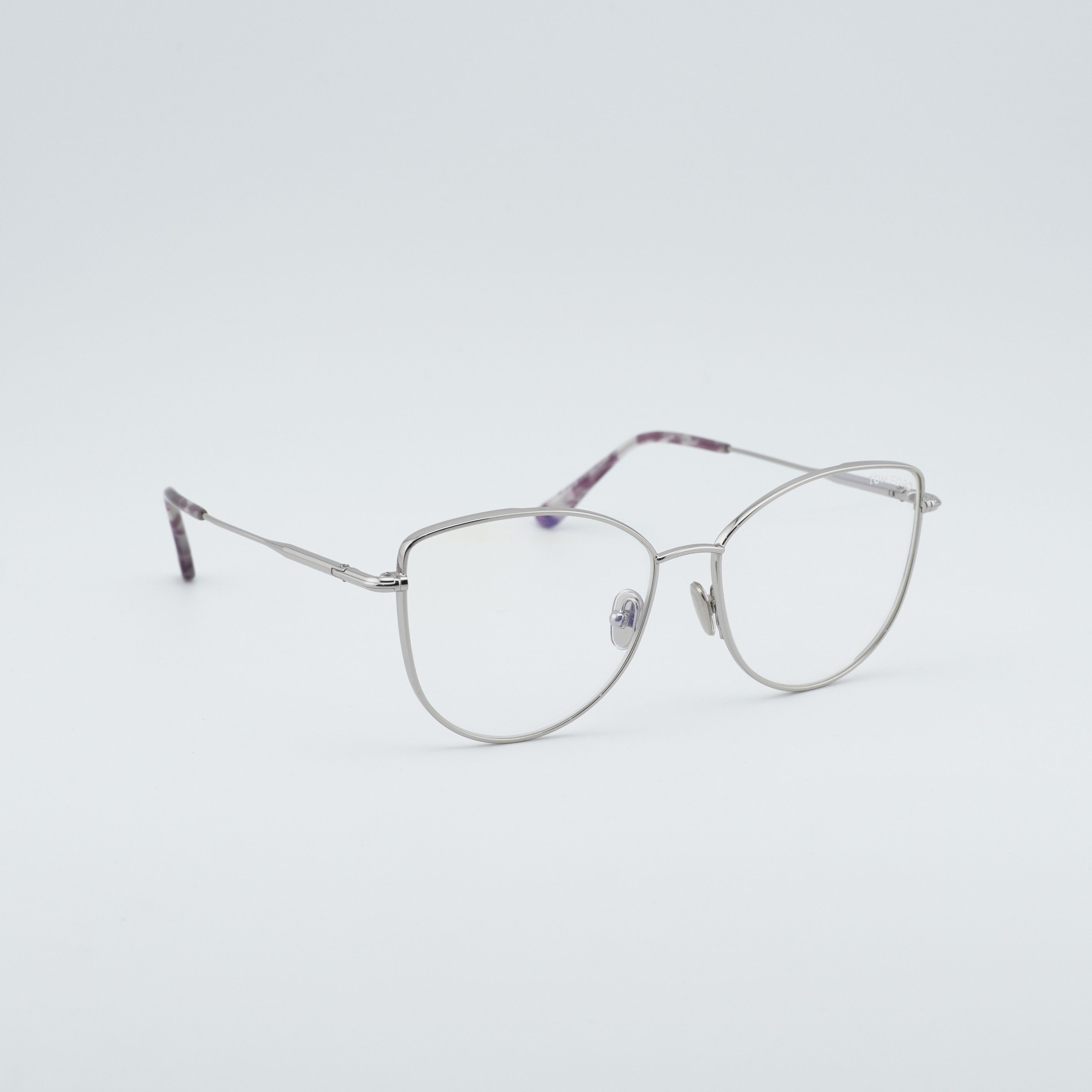 Tom Ford Tom Ford TF5667-B 016 Eyeglasses Palladium 55mm Cat Eye Fram Size ONE SIZE - 9 Thumbnail