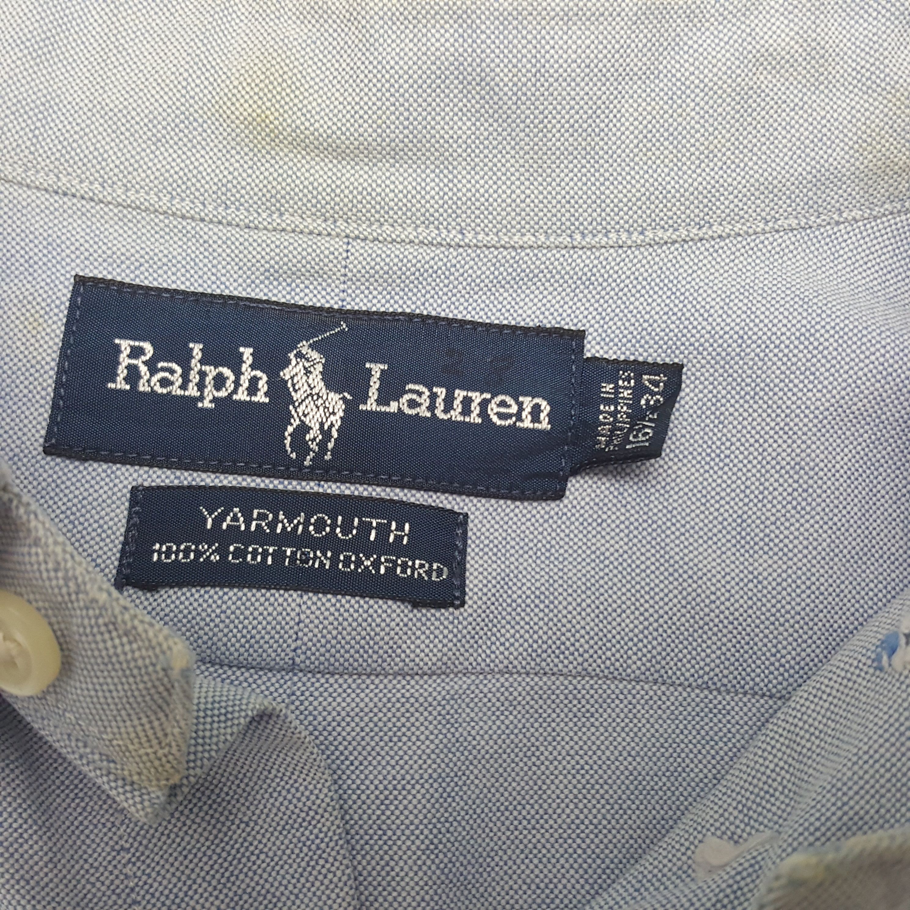 Ralph Lauren × Vintage Vintage Ralph Lauren Oversize Style Button Up Shirt Size US M / EU 48-50 / 2 - 4 Thumbnail