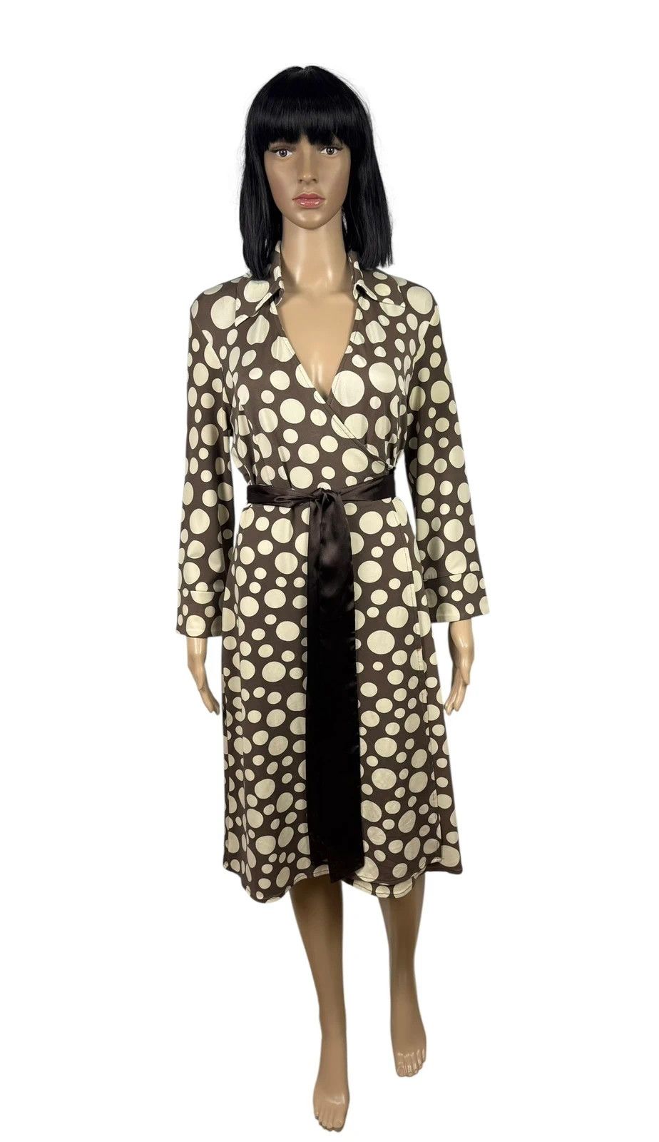 Diane von Furstenberg Diane Von Furstenberg Silk Warp Dress Polka Dot size 6 Size M / US 6-8 / IT 42-44 - 3 Thumbnail