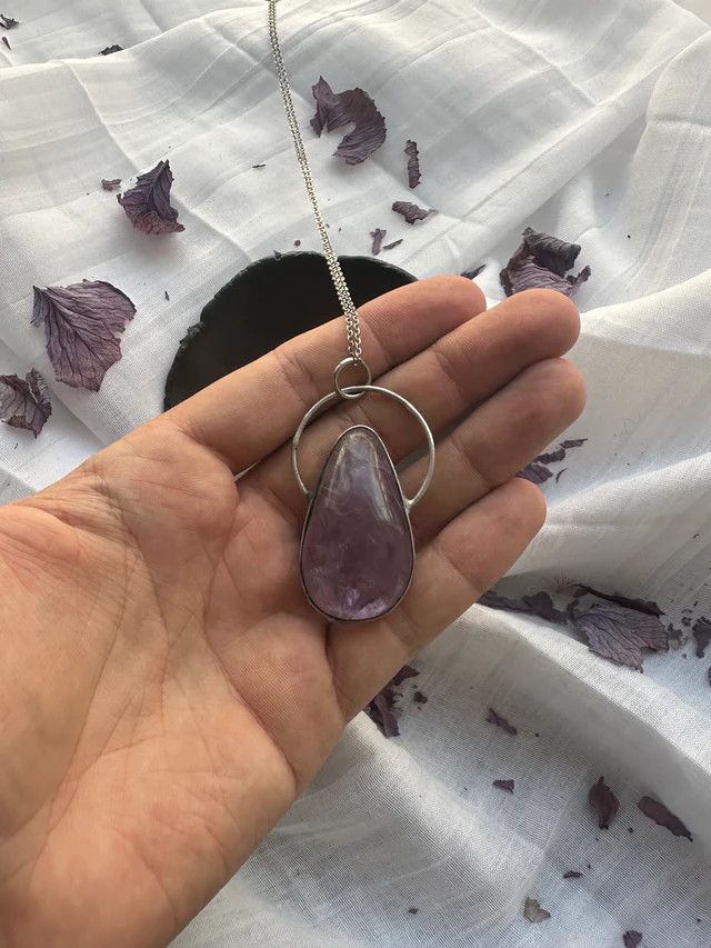 Other "Lavender Veil" – Amethyst Pendant by Laura Řezaninova Size ONE SIZE - 2 Thumbnail