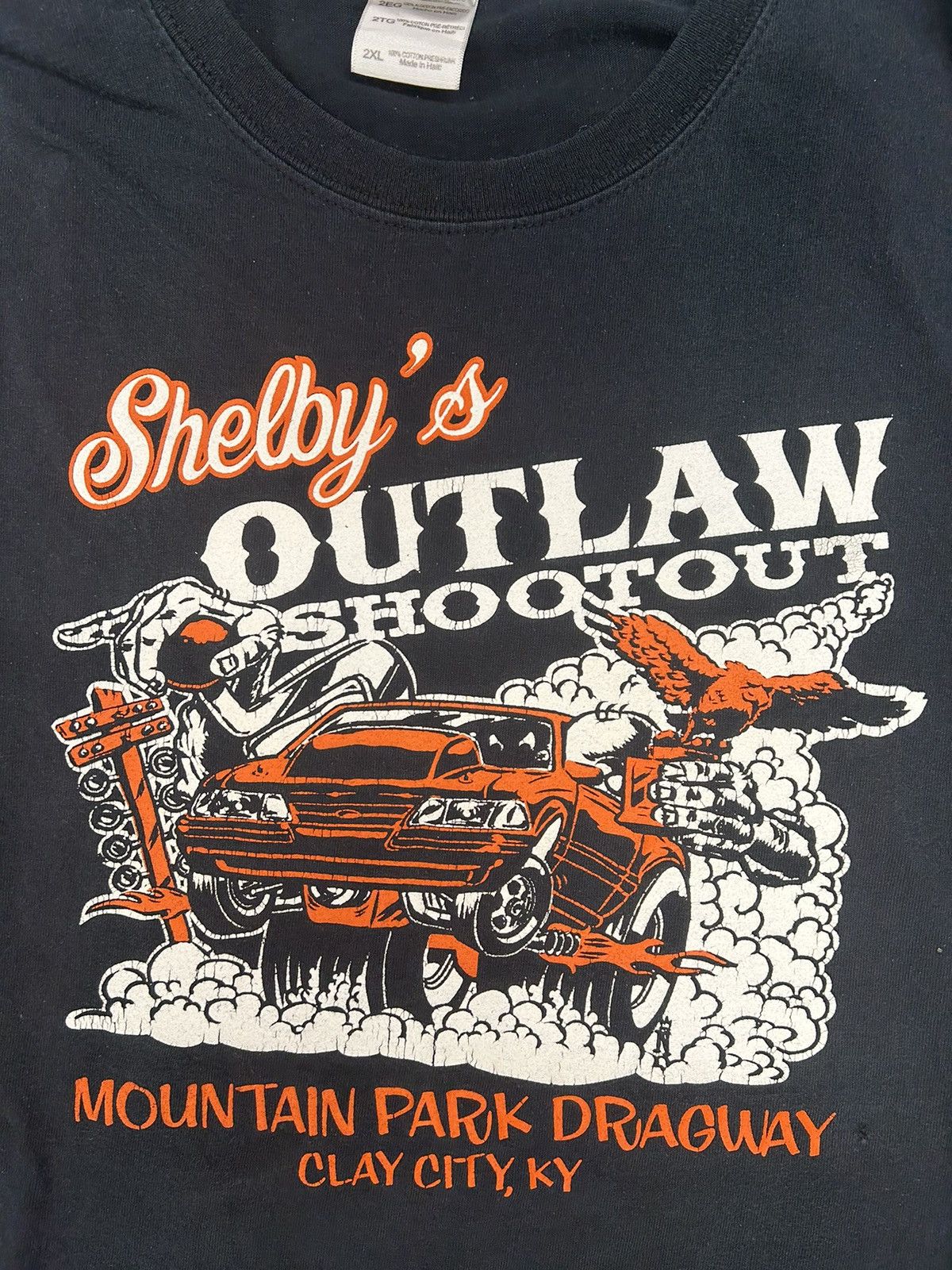 Harley Davidson Crazy Vintage Harley Davidson Style Graphic Faded Tee Shirt Size US XXL / EU 58 / 5 - 2 Thumbnail