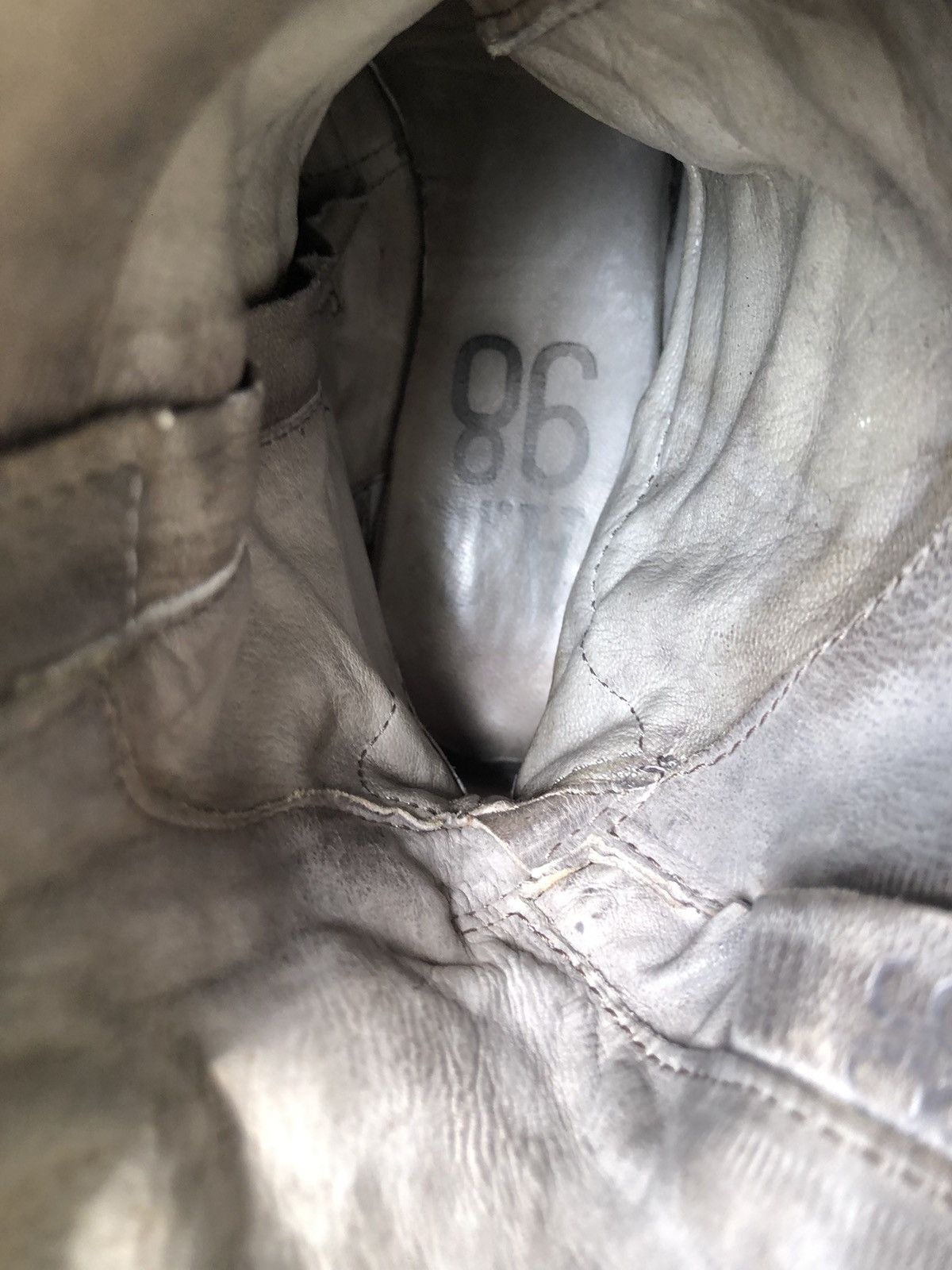 A.S.98 A.S 98 Grey Calf Skin Leather Women’s Boots Size 39 Size US 8.5 / IT 38.5 - 9 Thumbnail