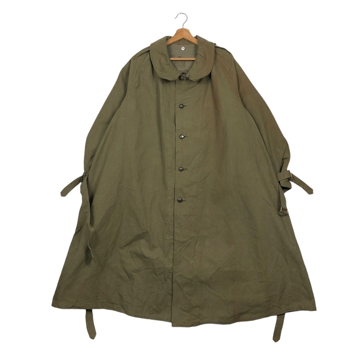 Vintage 🔥VINTAGE 1940’s LONG JACKET MILITARY US NAVY PAULMAN & FILS Size US L / EU 52-54 / 3 - 3 Thumbnail