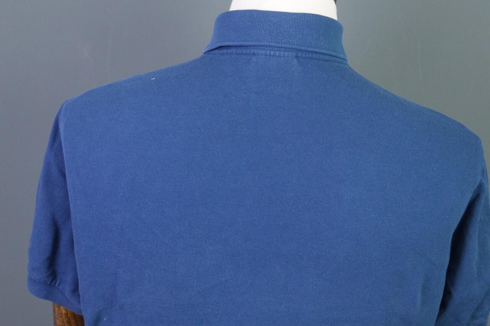 Lacoste Men Lacoste Blue Short Sleeve Cotton Polo Shirt Size 5 / L Size US M / EU 48-50 / 2 - 9 Thumbnail