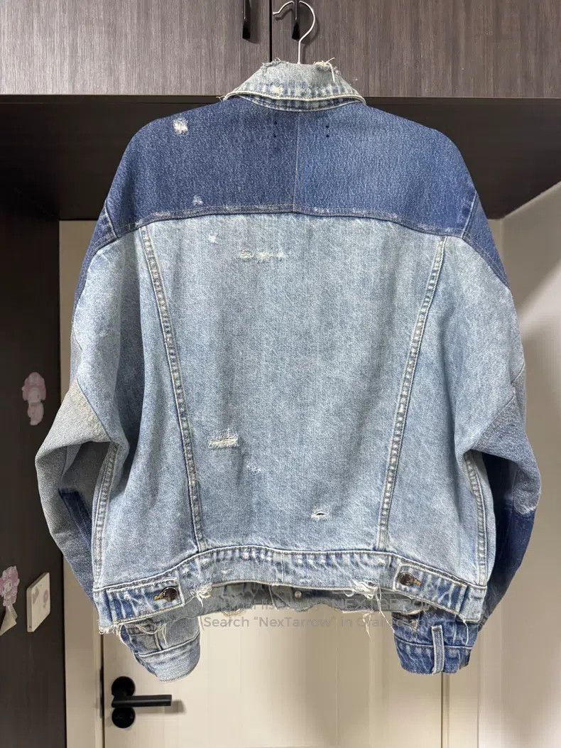 Amiri Amiri Size XS Patchwork denim destroyer jacket Size US XS / EU 42 / 0 - 2 Thumbnail