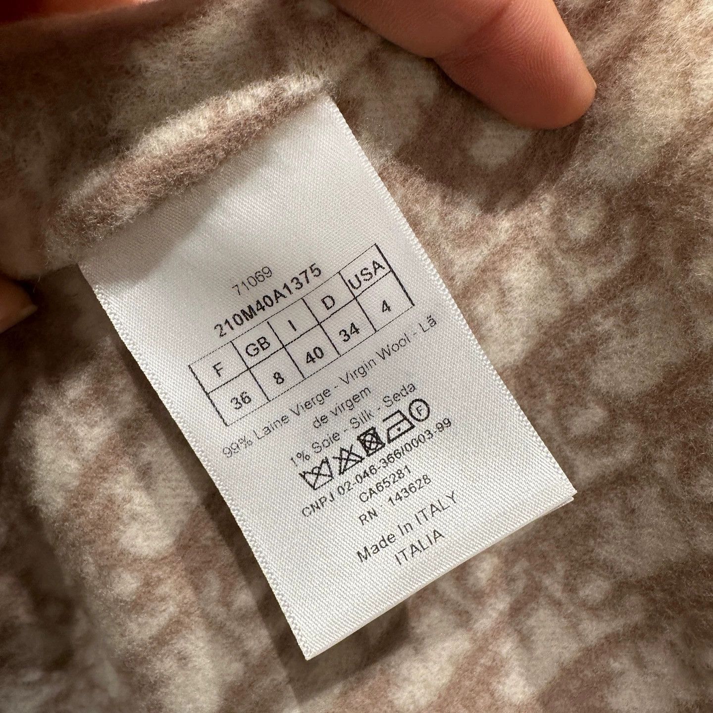 Christian Dior Monsieur Christian Dior mar143 all over monogram wool vest Size XS / US 0-2 / IT 36-38 - 4 Thumbnail