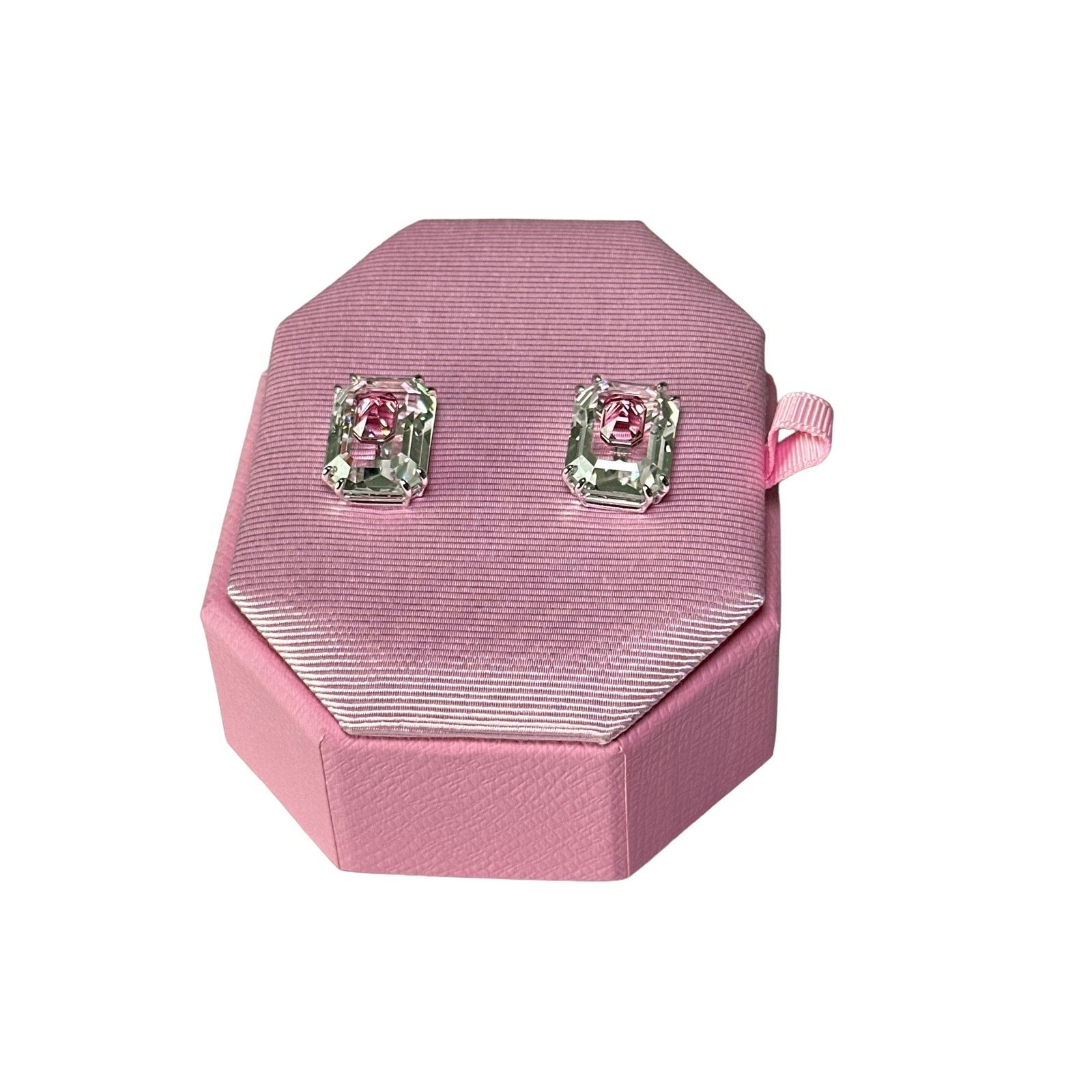 Swarovski Swarovski Chroma stud earrings Octagon cut, Pink Size ONE SIZE - 10 Thumbnail