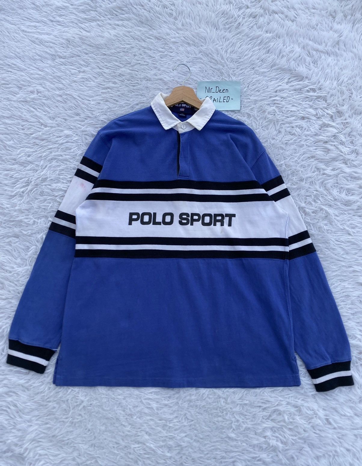 Polo Ralph Lauren Rare Vintage Polo Sport Ralph Lauren Long Sleeve Shirt Size US L / EU 52-54 / 3 - 2 Thumbnail