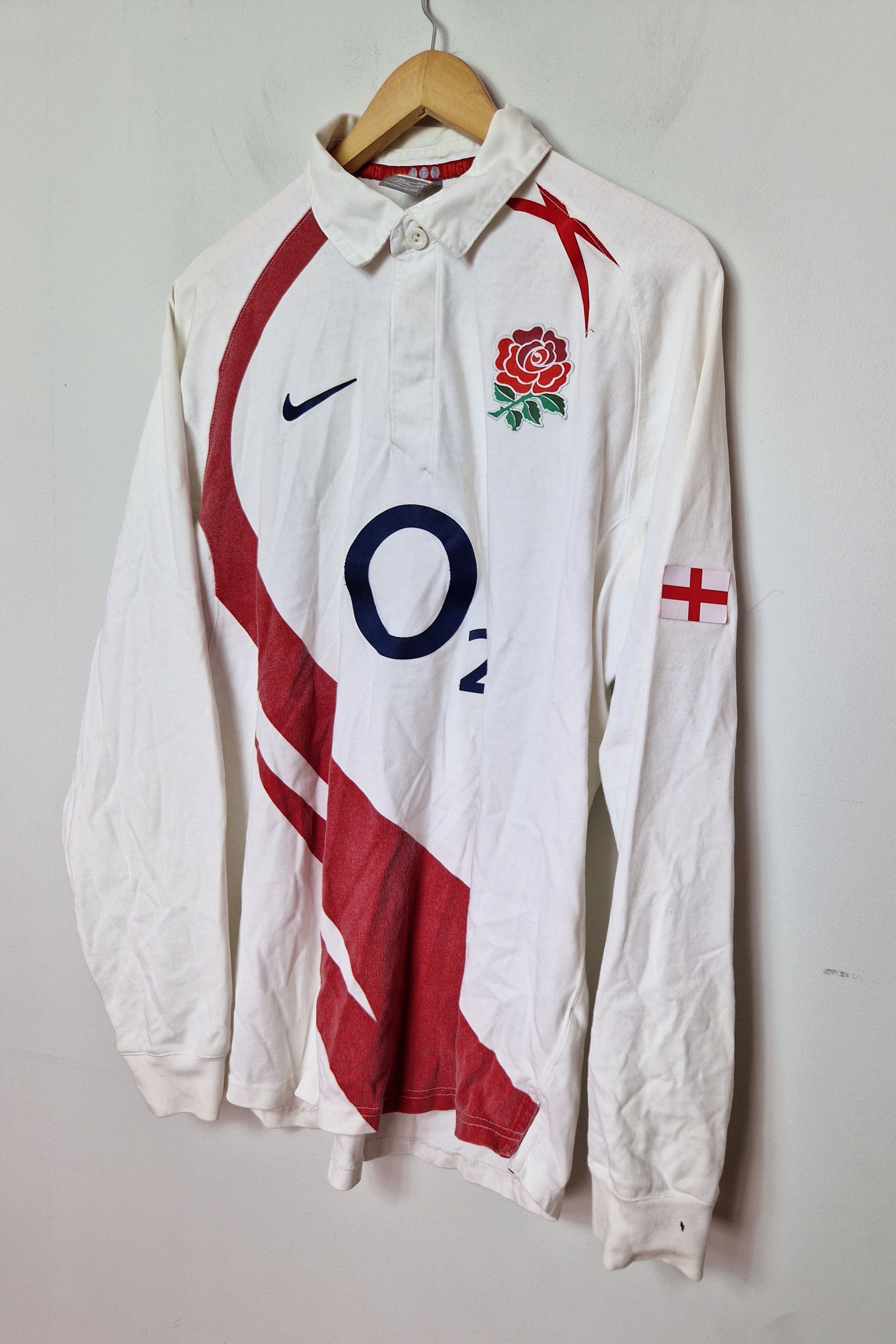 Nike Nike England Rugby League O2 vintage sweatshirt Size US XXL / EU 58 / 5 - 2 Thumbnail