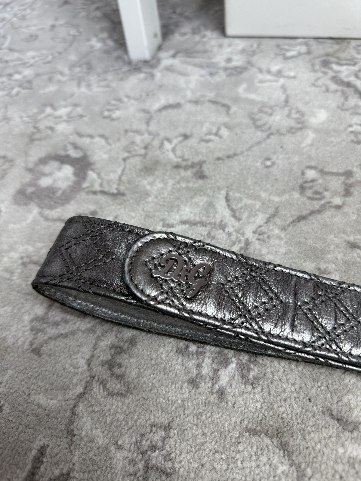 Designer × Dolce & Gabbana Vintage y2k Dolce & Gabbana DG logo belt avantgarde designer Size ONE SIZE - 2 Thumbnail