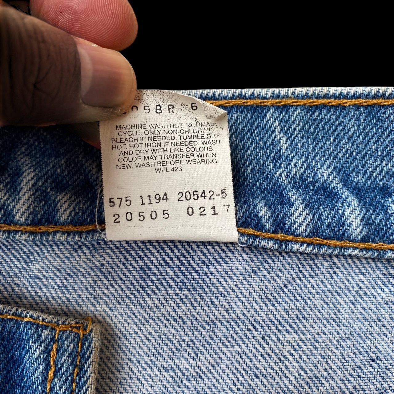 Levi's Vintage Clothing W32X31.5 VTG 1994 LEVIS 505 ORANGE TAG DIRTY JEAN Size US 32 / EU 48 - 5 Thumbnail