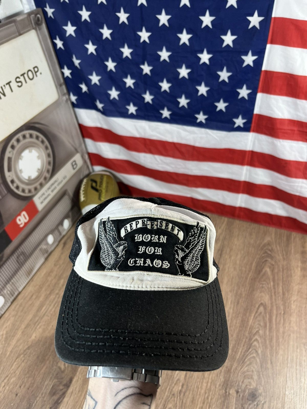 Represent Clo. Represnt Born For Chaos Hat One Size Size ONE SIZE - 1 Thumbnail