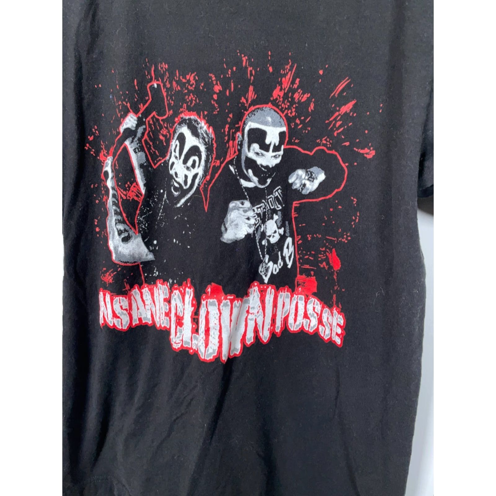 Vintage VINTAGE ICP Insane Clown Posse T-Shirt Men S Black Graphic Print Adult Small Crew Neck 100% Cotton Hip Hop City Music Juggalo Size US S / EU 44-46 / 1 - 7 Thumbnail