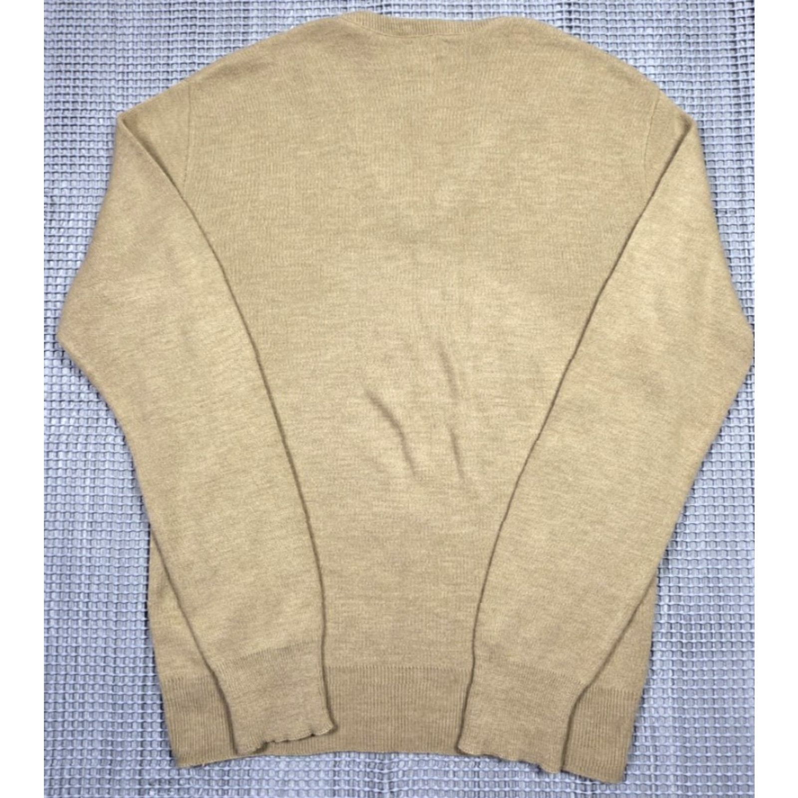 Vintage VINTAGE Robert Bruce Sweater Mens L Beige Orlon Acrylic V-Neck Union Made in USA Size US L / EU 52-54 / 3 - 6 Thumbnail