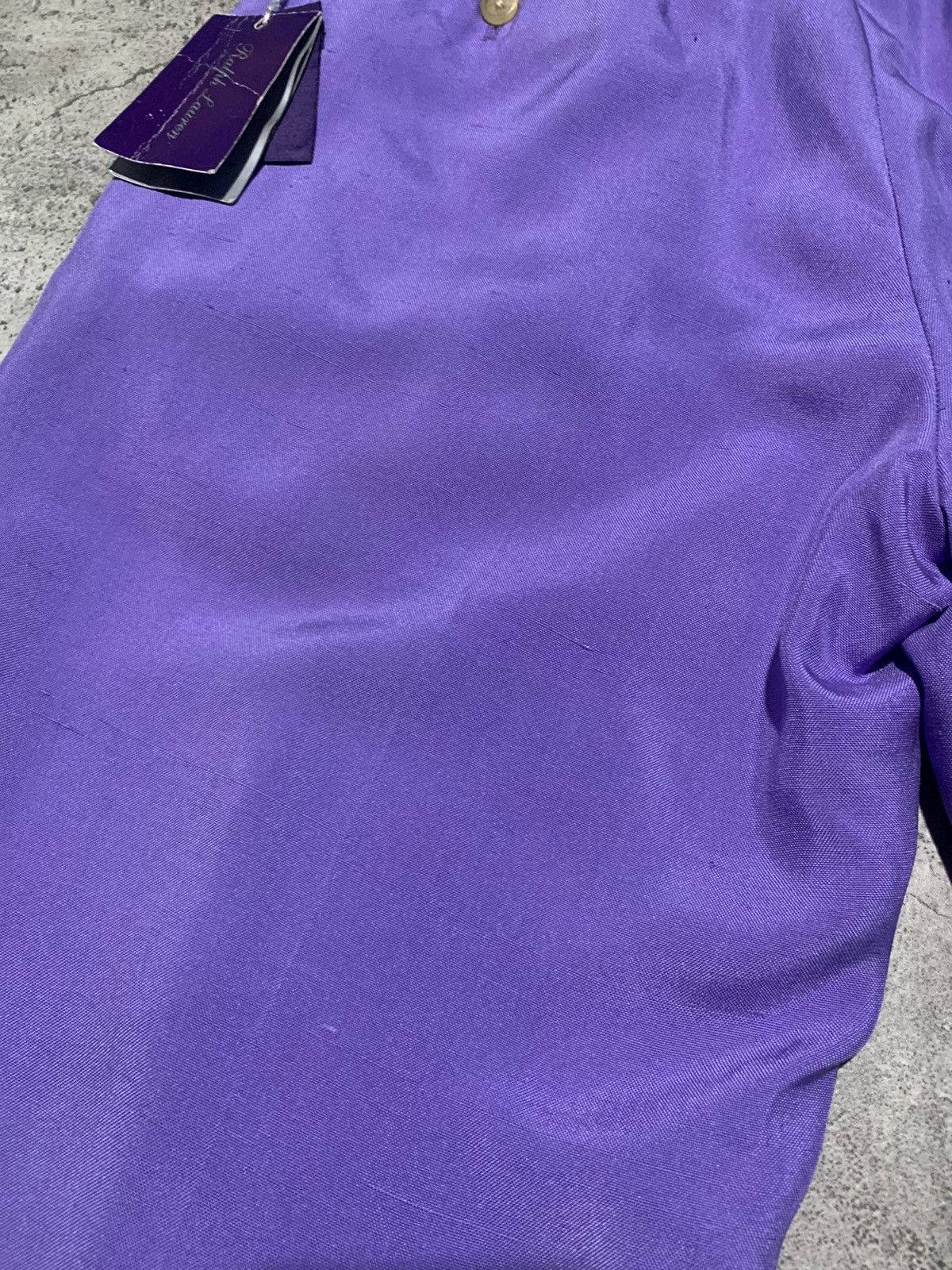 Ralph Lauren Purple Label Ralph Lauren Purple Label purple silk trouser NWT Size US 32 / EU 48 - 17 Thumbnail
