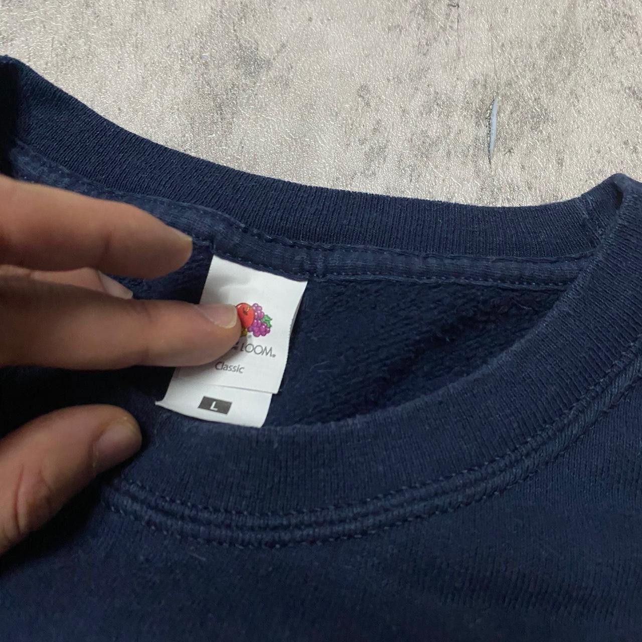 Fruit Of The Loom Navy blue crewneck sweatshirt Size US L / EU 52-54 / 3 - 3 Thumbnail