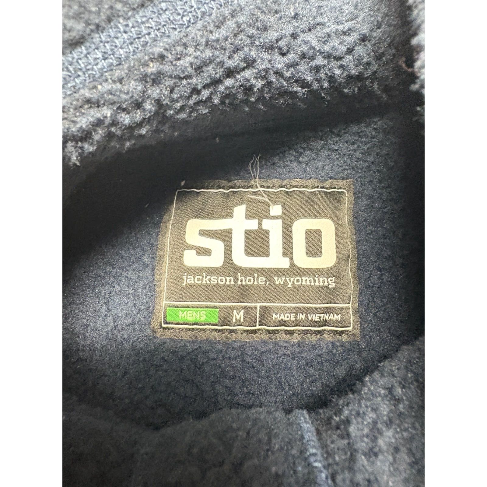 Vintage Stio Fleece Jacket Mens Medium Full Zip Outdoor Navy Blue Size US M / EU 48-50 / 2 - 3 Thumbnail