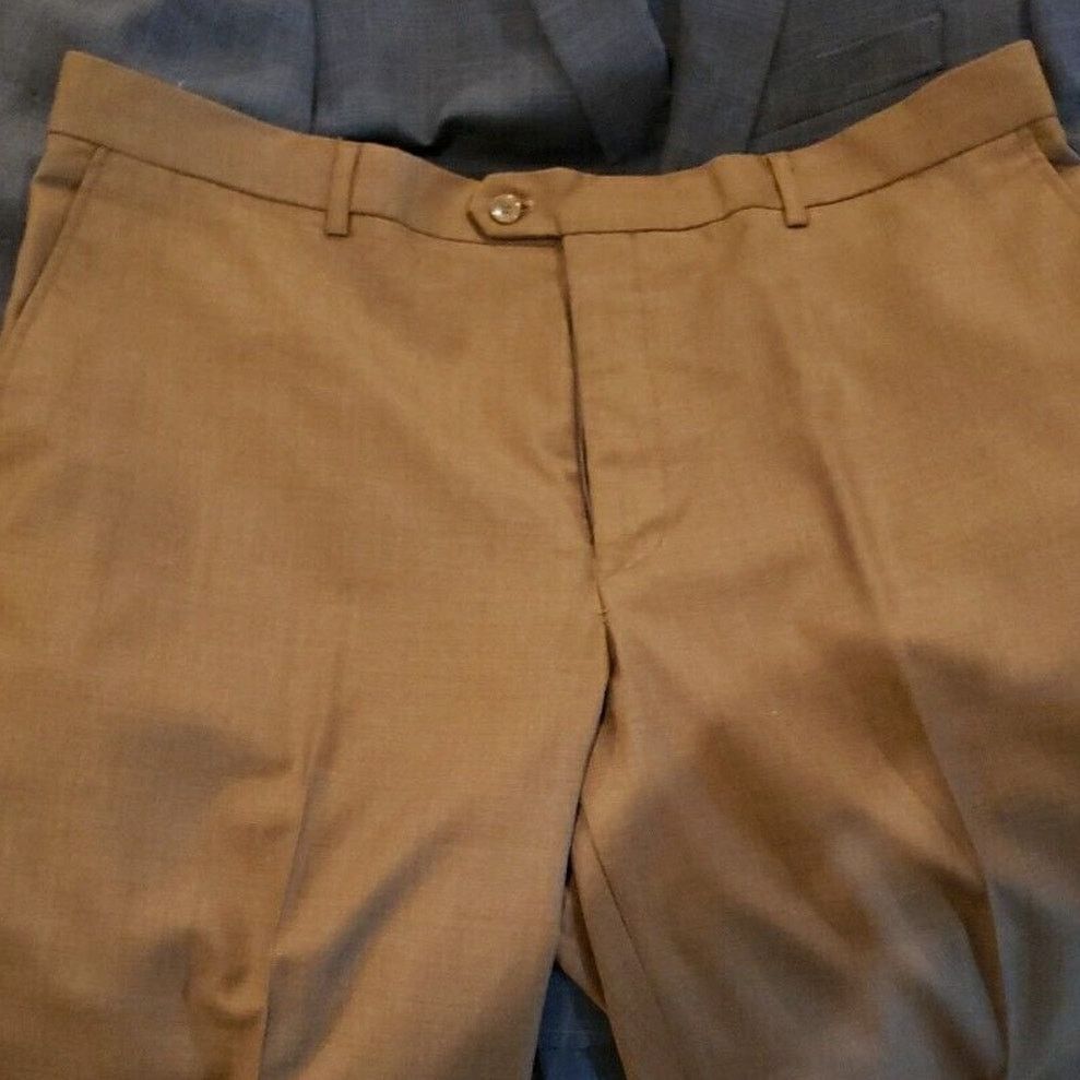 Other Bocaccio Uomo Brown 2 Piece Blazer Pants Suit Size 48 L Size 48L - 5 Thumbnail