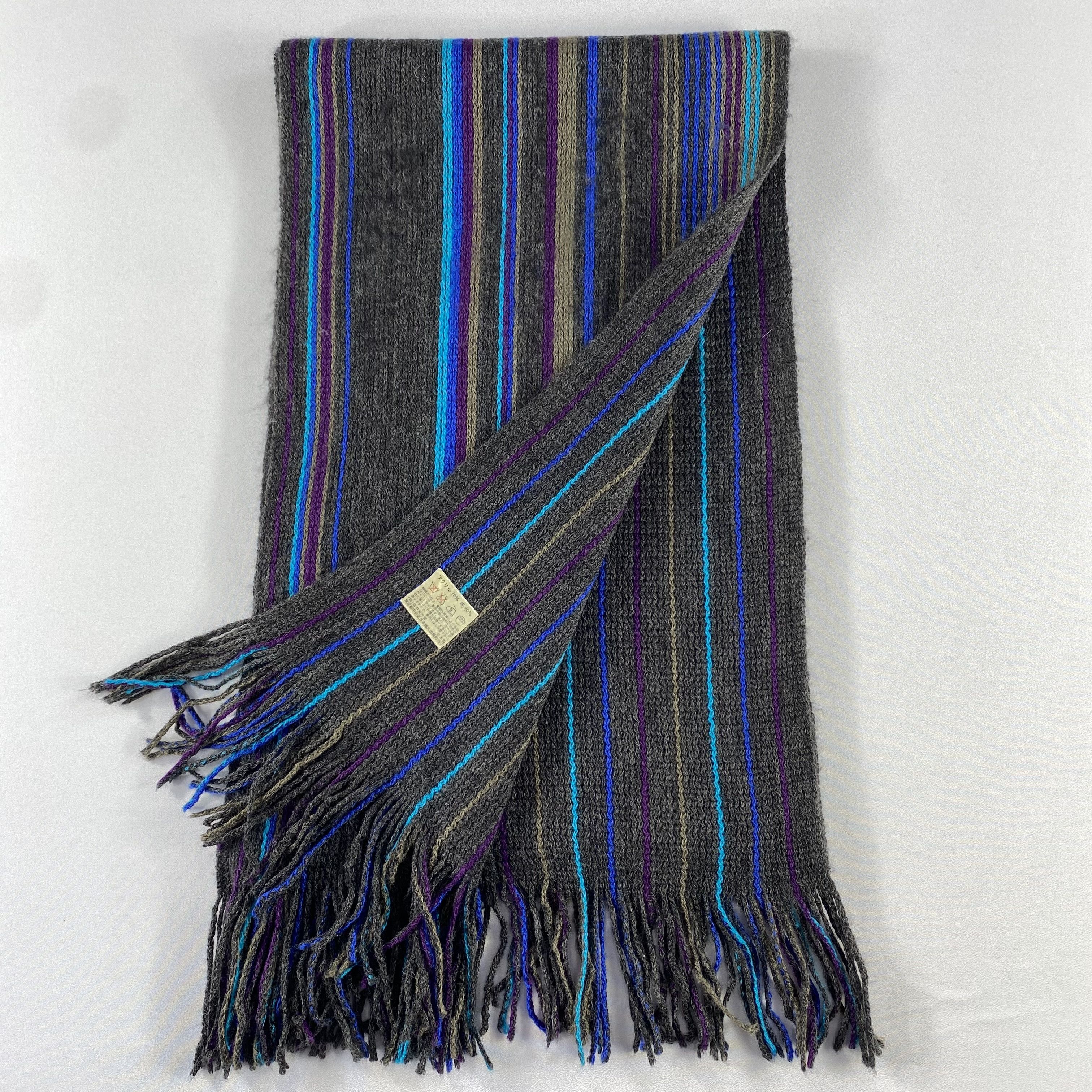 DKNY Vintage DKNY Scarf Neck Wrap Wool Muffler Size ONE SIZE - 4 Thumbnail