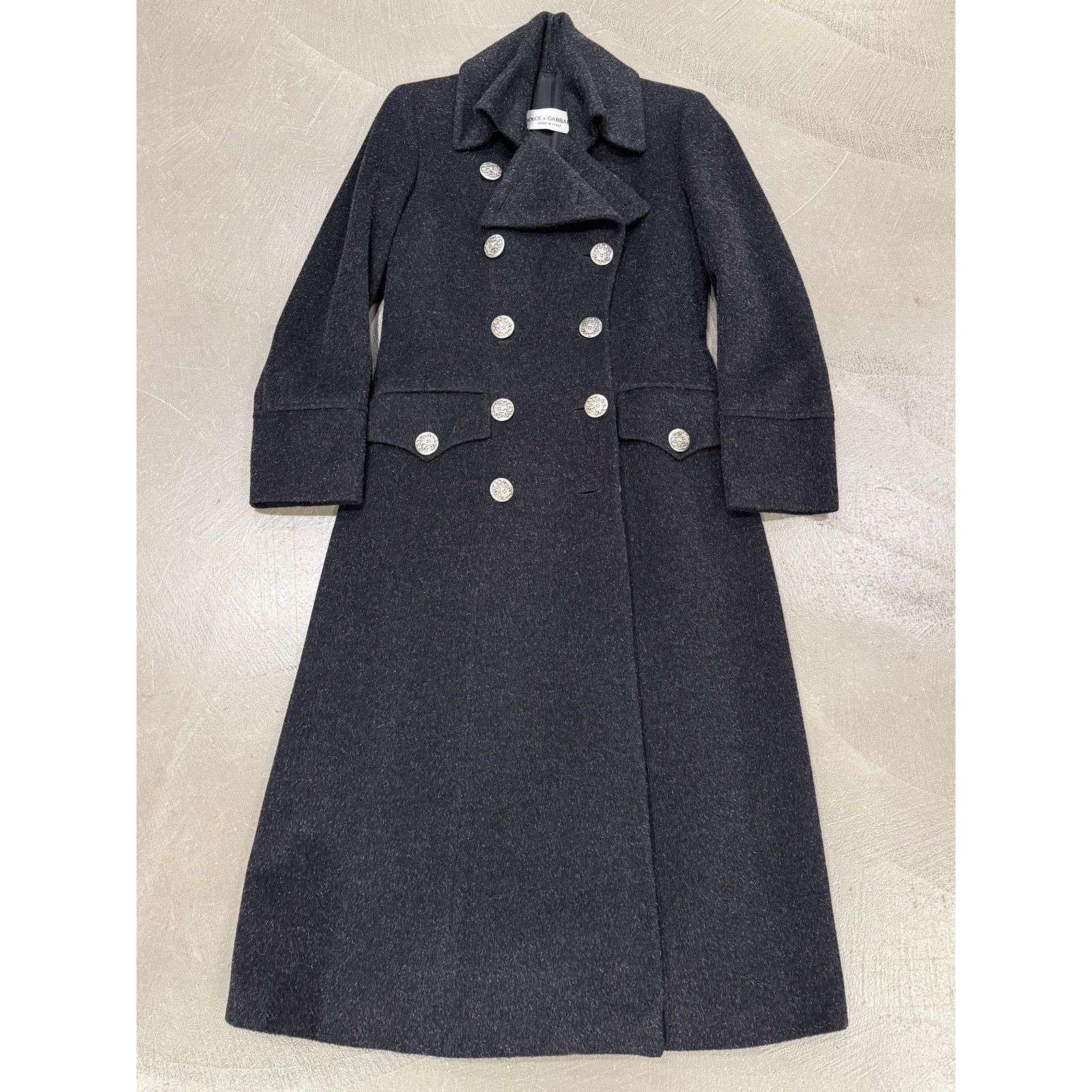 Dolce & Gabbana 1990s Dolce & Gabbana double breasted military wool coat Size M / US 6-8 / IT 42-44 - 1 Thumbnail