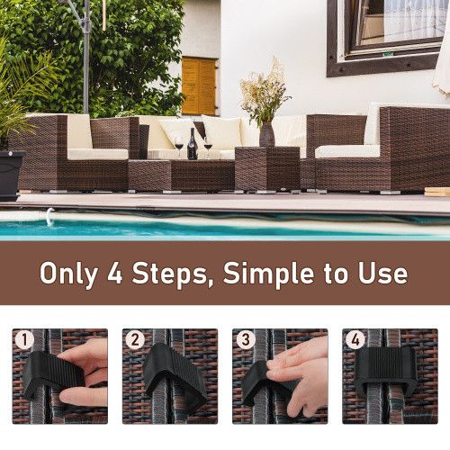 Designer × Homemade Furniture Clips, Outdoor Sectional Couch Connectors, Wicker Size US L / EU 52-54 / 3 - 6 Thumbnail