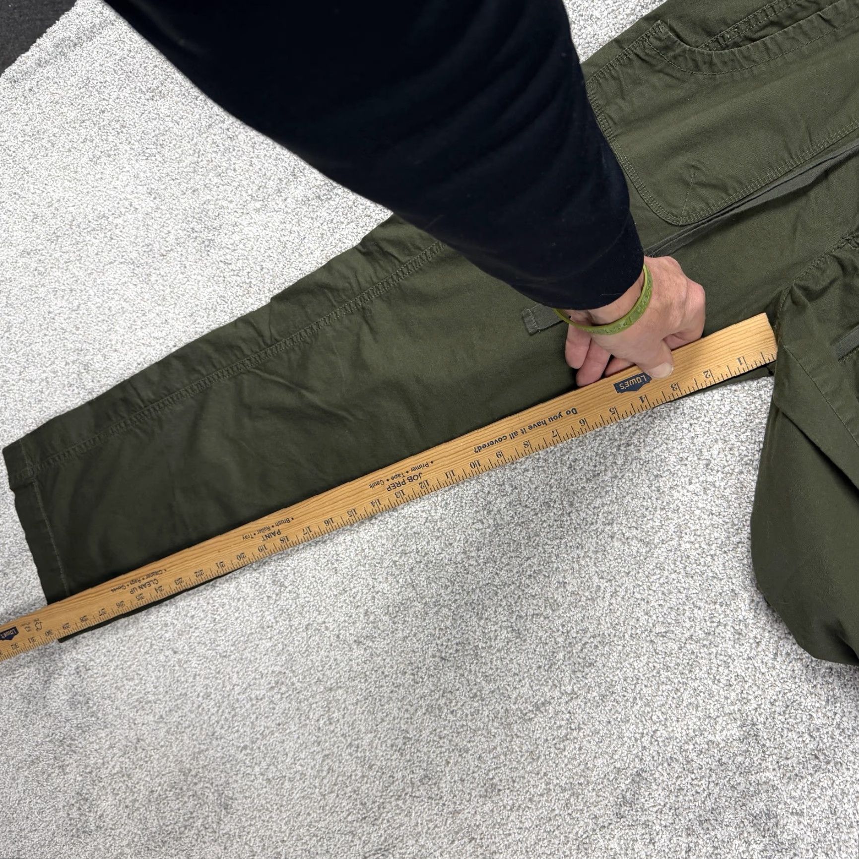Old Navy Old Navy Pants Women 6 Green Twill Straight Leg Utility Casual Gorpcore Military Size 28" / US 6 / IT 42 - 4 Thumbnail
