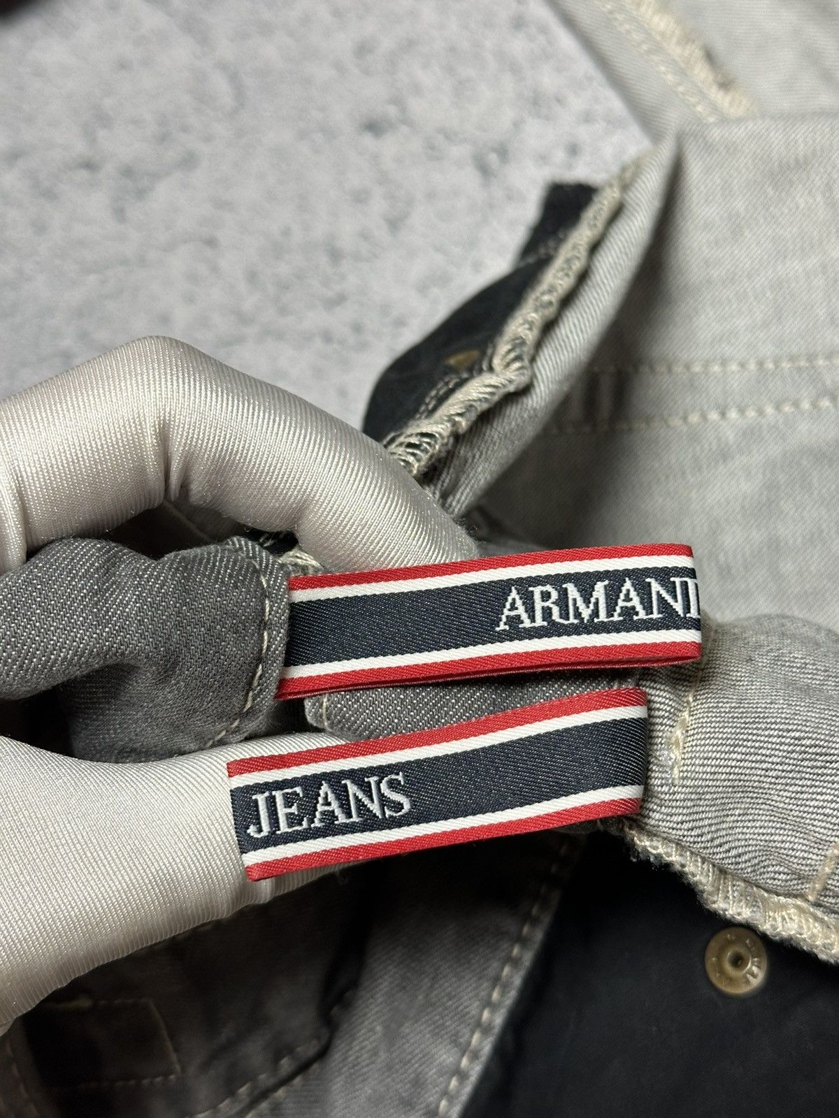 Armani Vintage Armani Jeans Metal Logo Pants Size US 34 / EU 50 - 22 Thumbnail