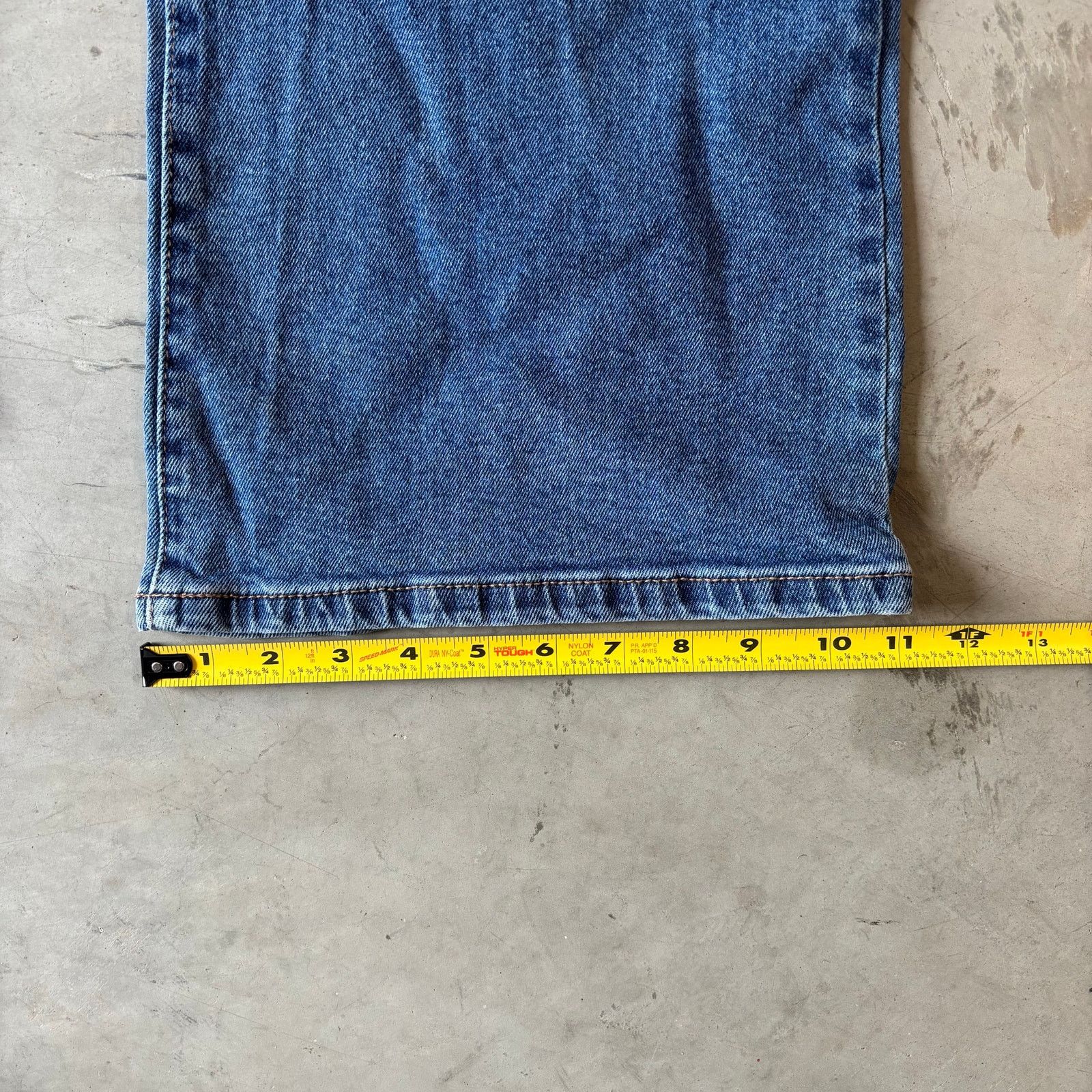 Vintage Vintage faded washed baggy flared denim jeans Size US 30 / EU 46 - 4 Thumbnail