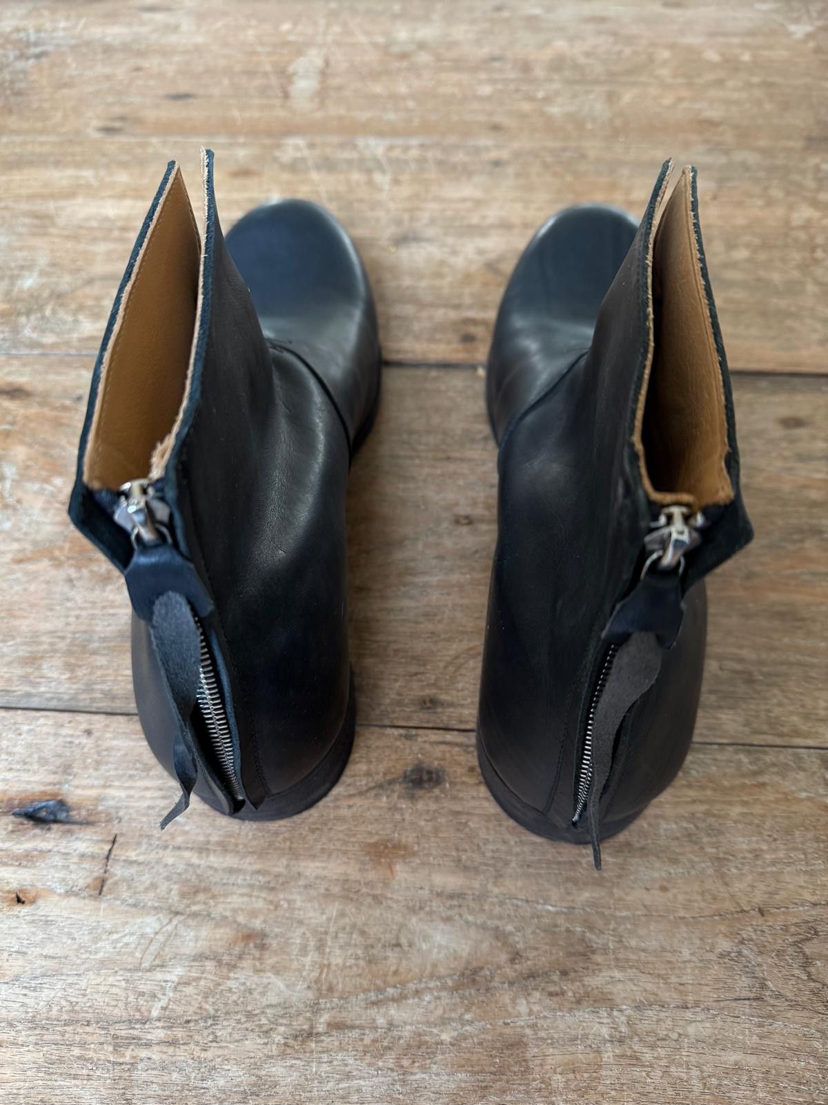 Ma+ Silver Laces Leather Boots by Maurizio Amadei Size US 10 / EU 43 - 2 Thumbnail