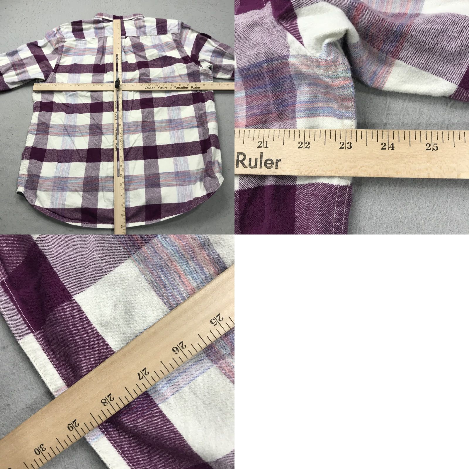 Tommy Bahama Tommy Bahama Shirt Mens Large Purple Canyon Beach Flannel Plaid Casual Button-Up Shirt Size US L / EU 52-54 / 3 - 8 Thumbnail
