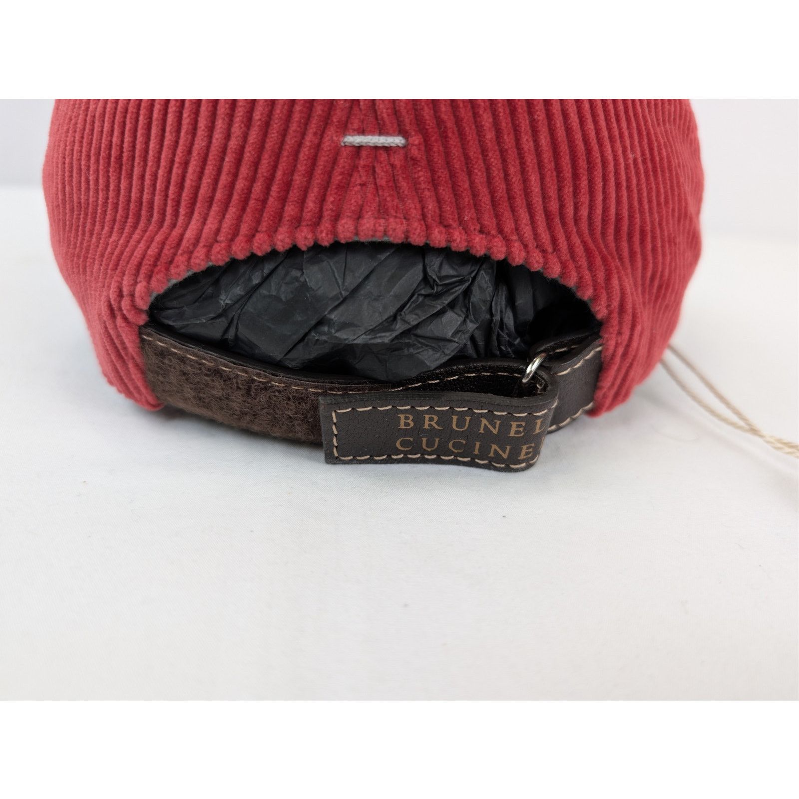 Brunello Cucinelli o1rshd1 CC20 Size: M / Baseball Cap / hat in Red Size ONE SIZE - 7 Thumbnail