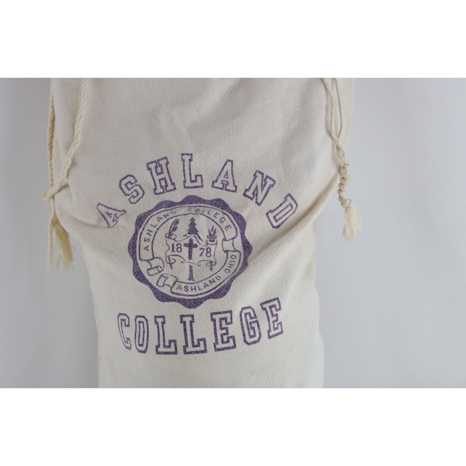 Vintage Vintage 70s Distressed Ashland College University Canvas Bag Size ONE SIZE - 2 Thumbnail