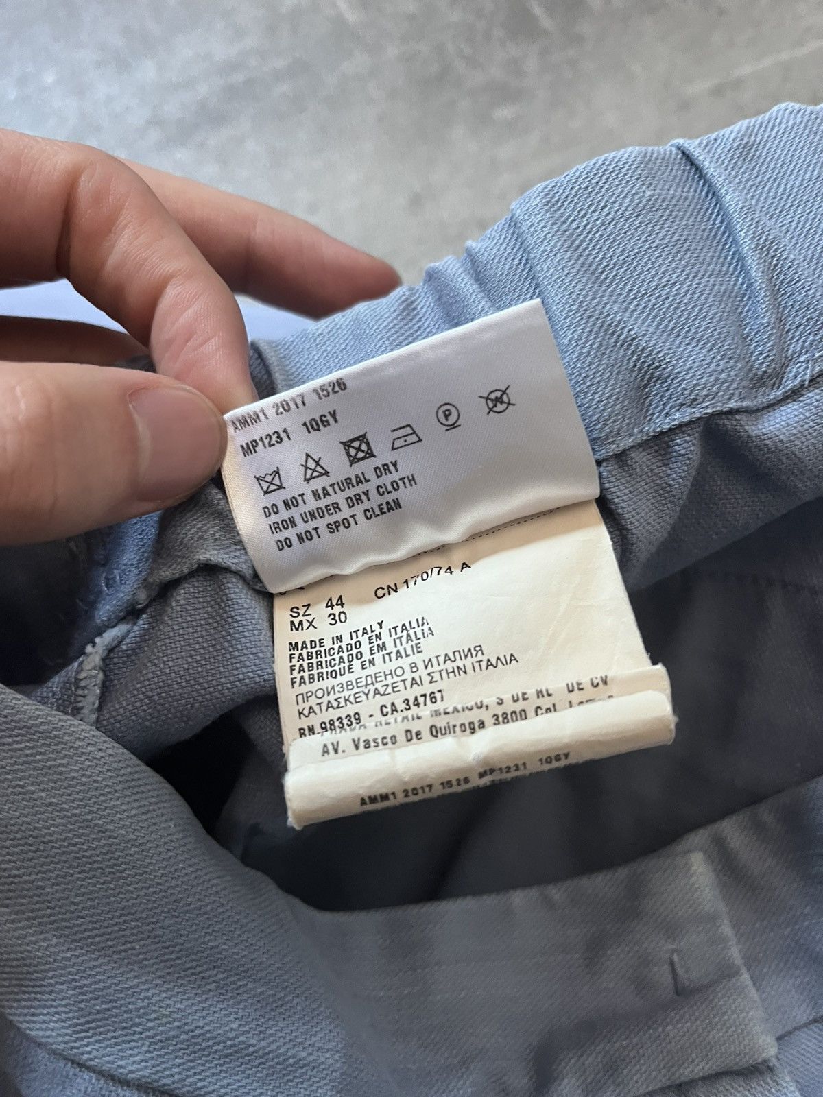 Miu Miu Miu Miu 2017 jeans grey blue women pants Size 30" / US 8 / IT 44 - 17 Thumbnail