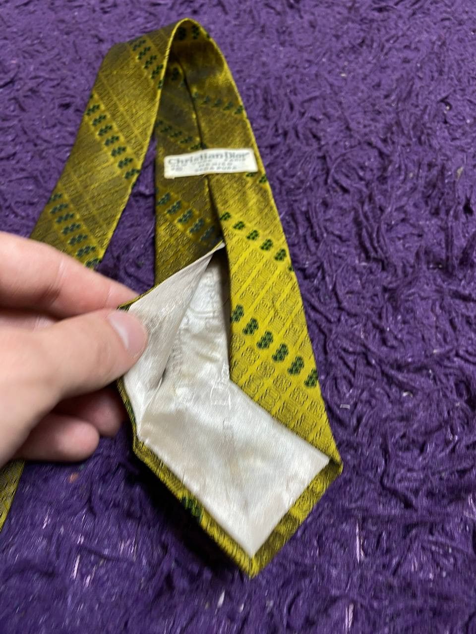 Christian Dior Monsieur Vintage Christian Dior Silk Tie, Size ONE SIZE - 8 Thumbnail