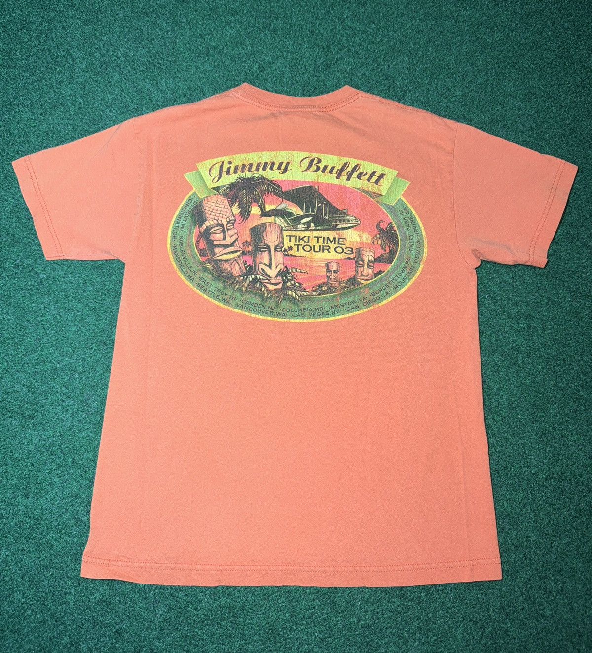 Band Tees Jimmy Buffet Vintage Tiki Tour Y2K M 19x26 Concert T Shirt Size US M / EU 48-50 / 2 - 1 Thumbnail