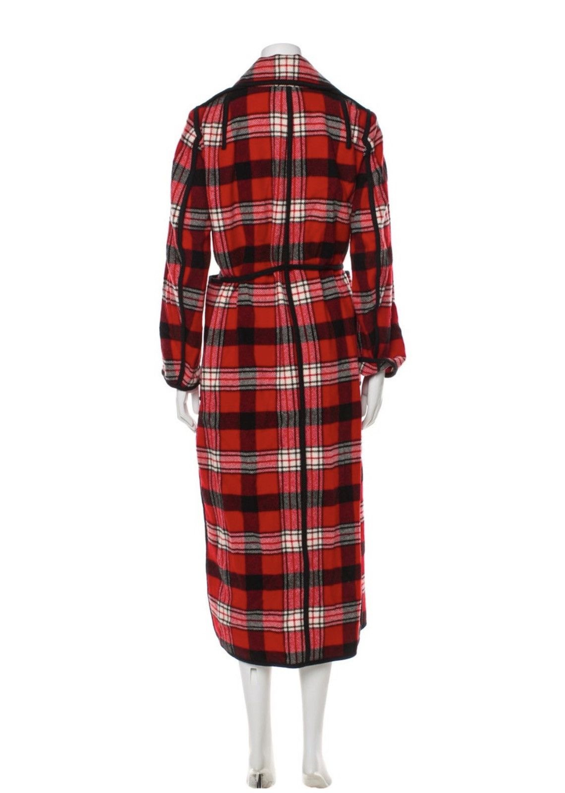 Dsquared2 DSquared2 Wool Plaid Trench Coat Size XS / US 0-2 / IT 36-38 - 3 Thumbnail