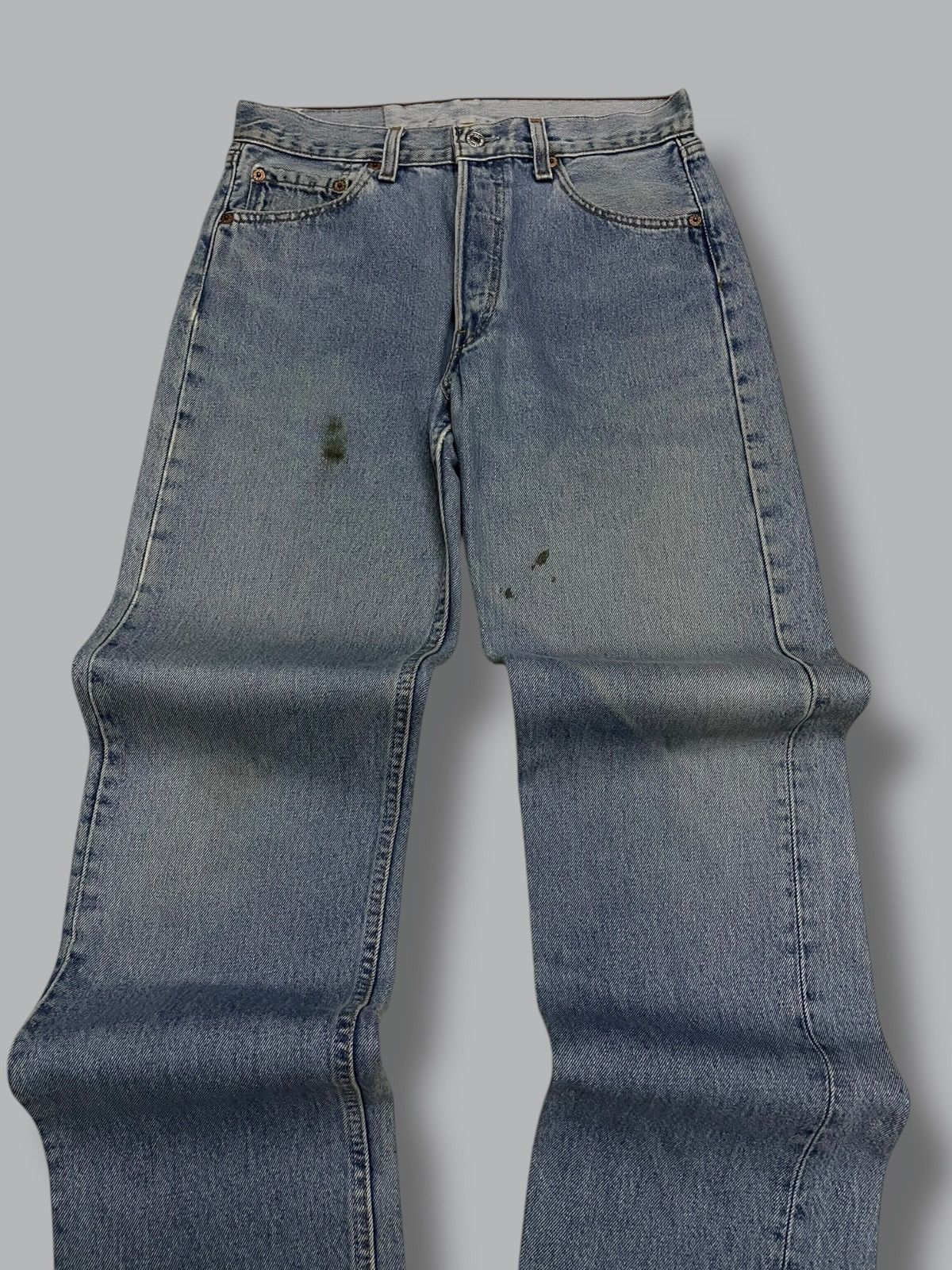 Levi's Vintage Clothing Vintage 1990s Designer Levis 501 Classic Blue Dirt Denim Size US 29 - 4 Thumbnail