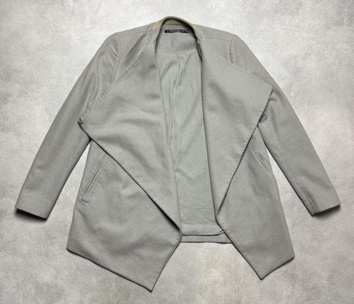 Allsaints AllSaints Ora Jacket Wool Cape Button Size S / US 4 / IT 40 - 2 Thumbnail