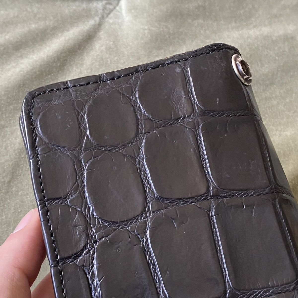 Chrome Hearts Chrome Hearts Alligator Celtic Fold Leather Wallet Size ONE SIZE - 6 Thumbnail