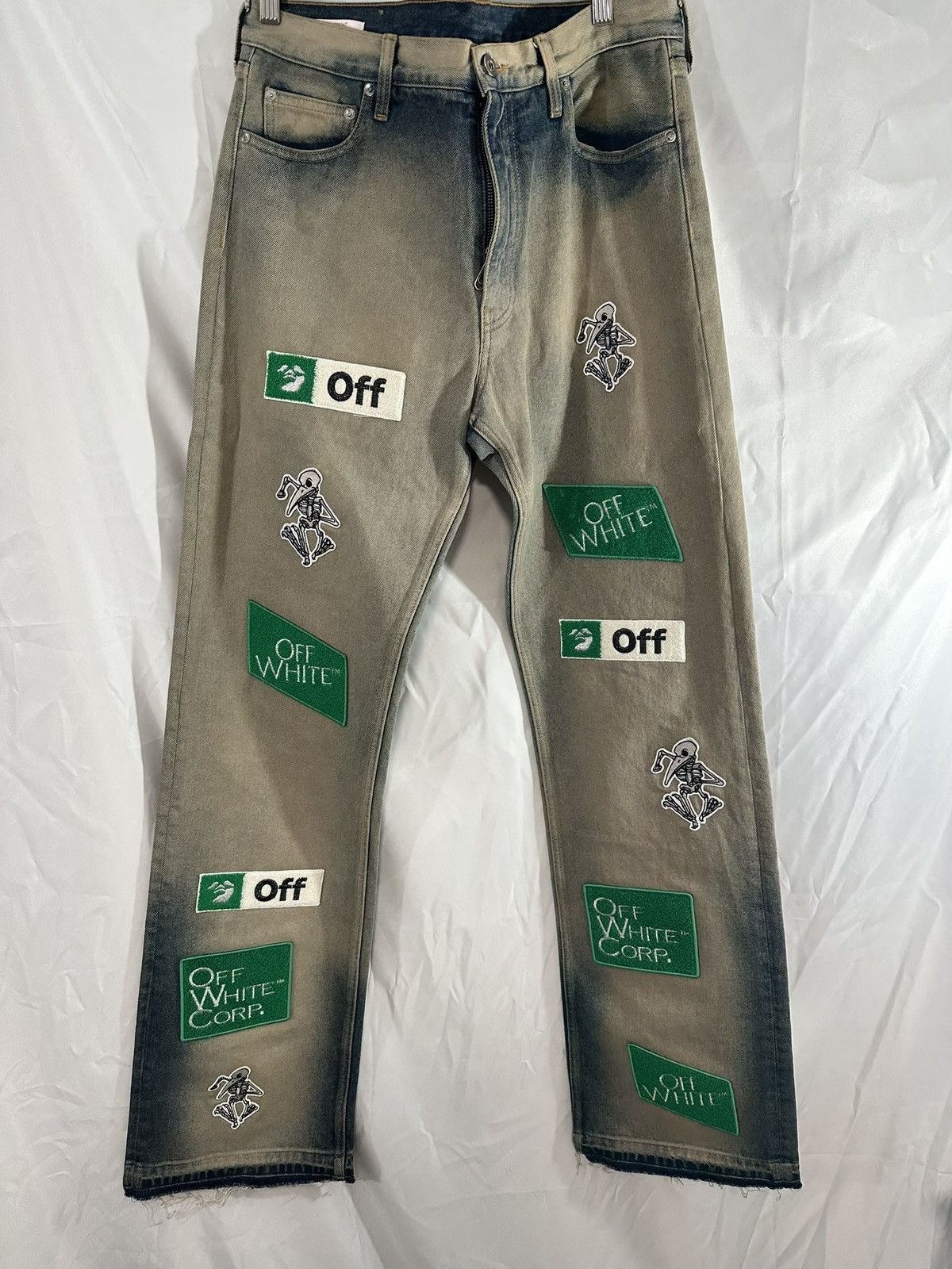 Off-White Off White Patches Denim Size US 32 / EU 48 - 2 Thumbnail