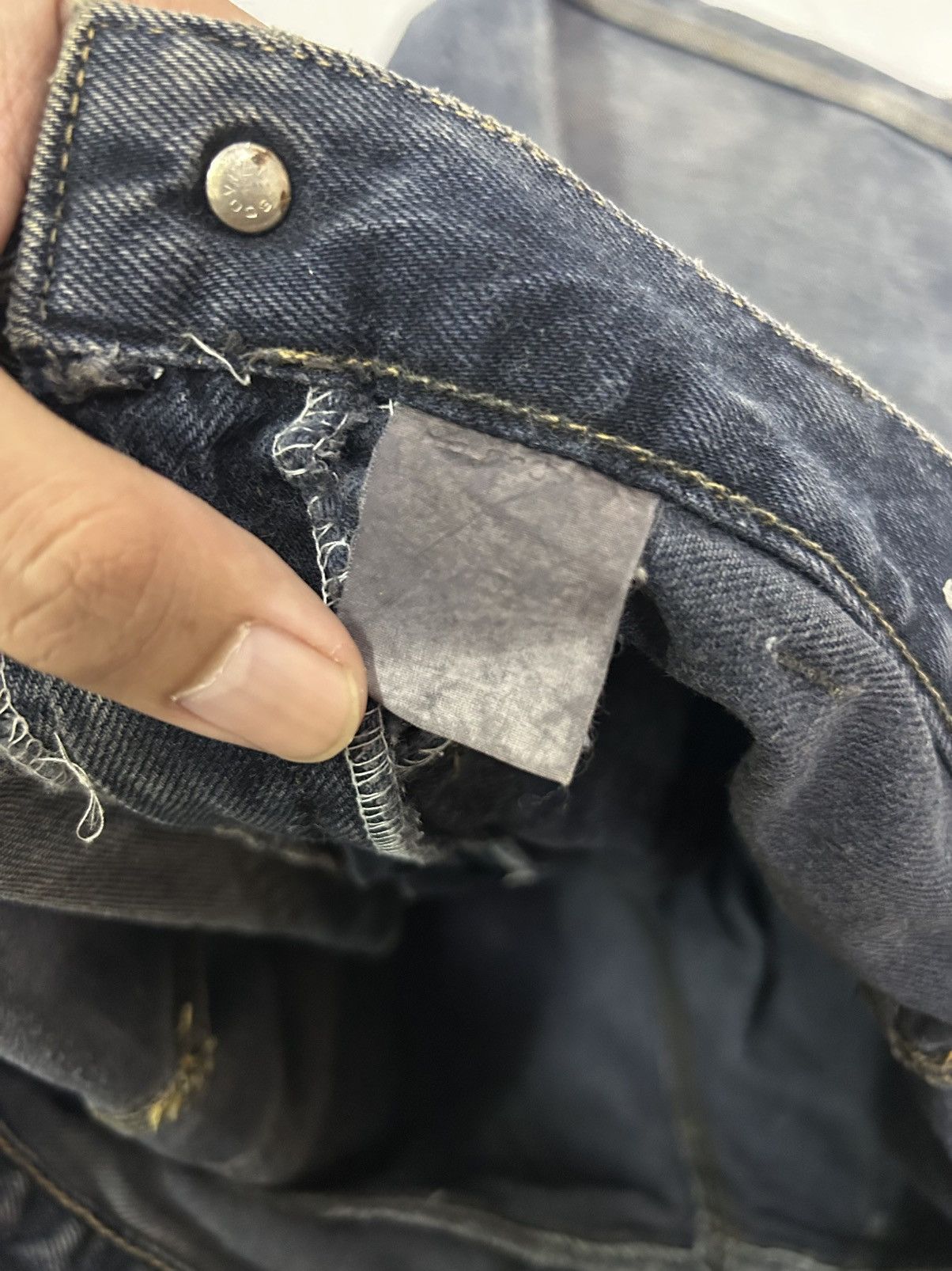 Blue Blue Japan × Japanese Brand × Vintage 💥Vintage Japanese Denim Blue Way Mud Wash Jeans Size US 30 / EU 46 - 12 Thumbnail
