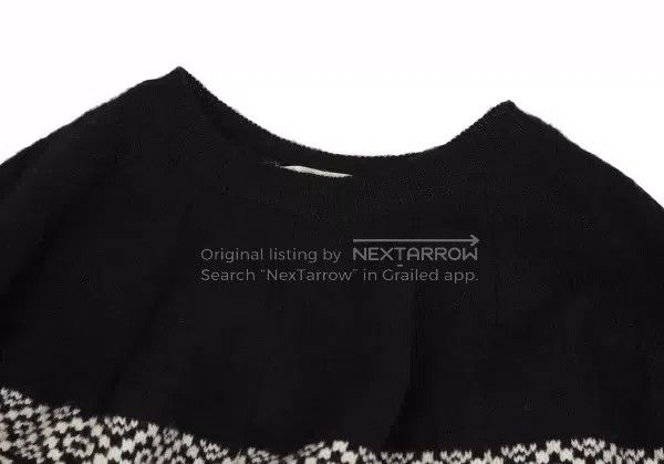 Comme des Garcons Comme Des Garcons Poster-style knitted cape top Size M / US 6-8 / IT 42-44 - 2 Thumbnail