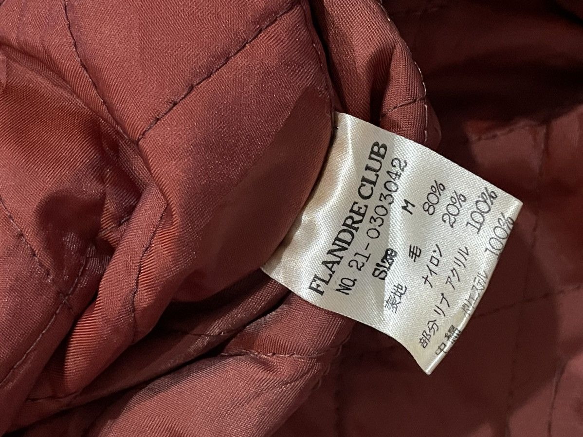 Japanese Brand × Vintage Vintage Flandre Club Hoodie Wool Jacket Size US L / EU 52-54 / 3 - 13 Thumbnail