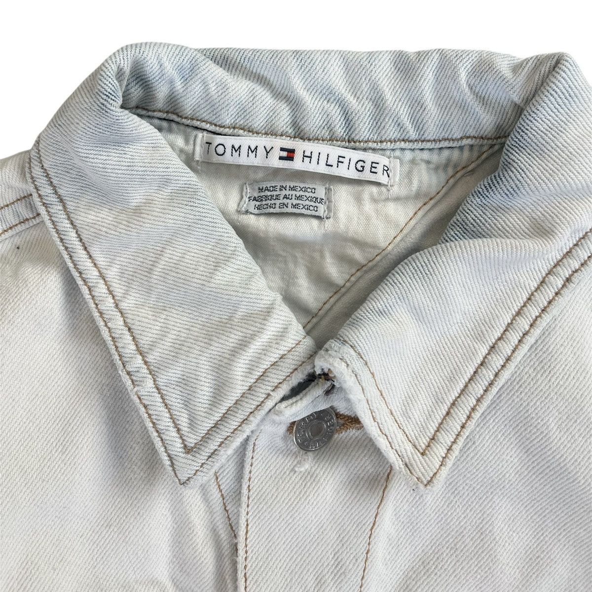 Tommy Hilfiger Bleached Tommy Hilfiger Jacket Size M / US 6-8 / IT 42-44 - 4 Thumbnail