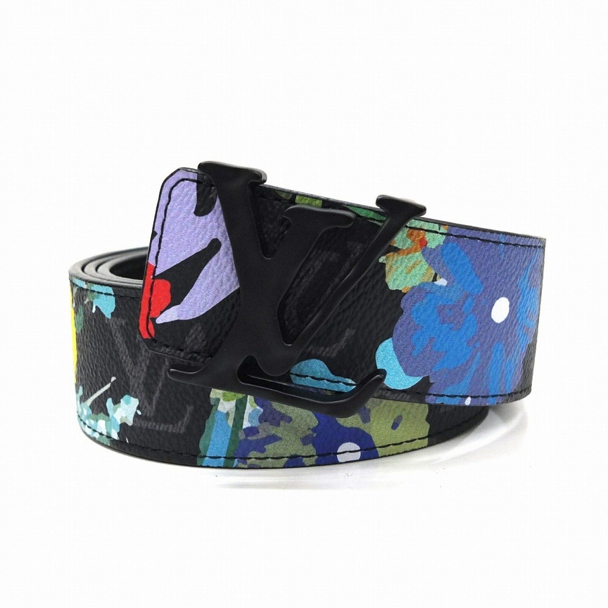 Louis Vuitton ベルト MP242 Louis Vuitton LOUIS VUITTON Monogram Eclipse Suntulle Foliage Belt