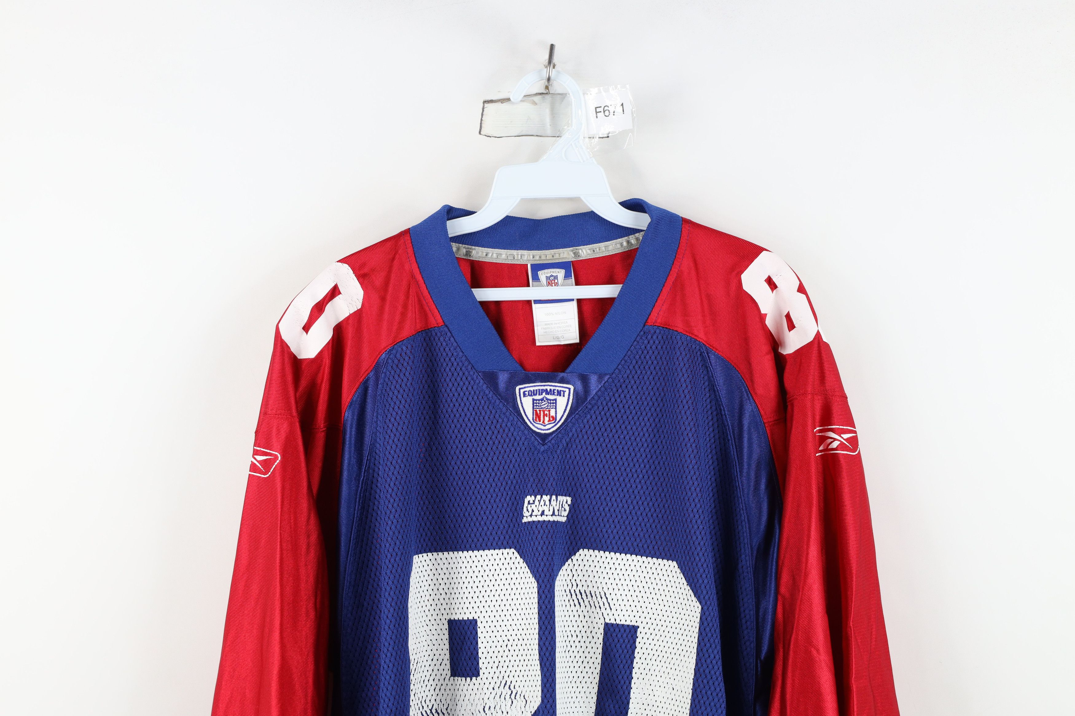 Reebok Vintage Reebok Jeremy Shockey New York Giants Jersey Size US L / EU 52-54 / 3 - 2 Thumbnail
