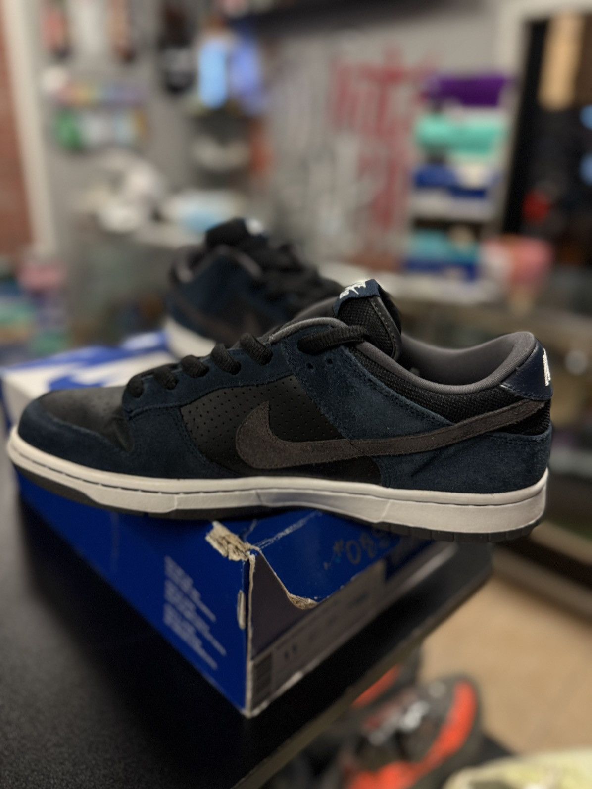 Nike Nike Dunk Pro SB Low Obsidian/Midnight Fog-Black size 11 Size US 11 / EU 44 - 10 Thumbnail