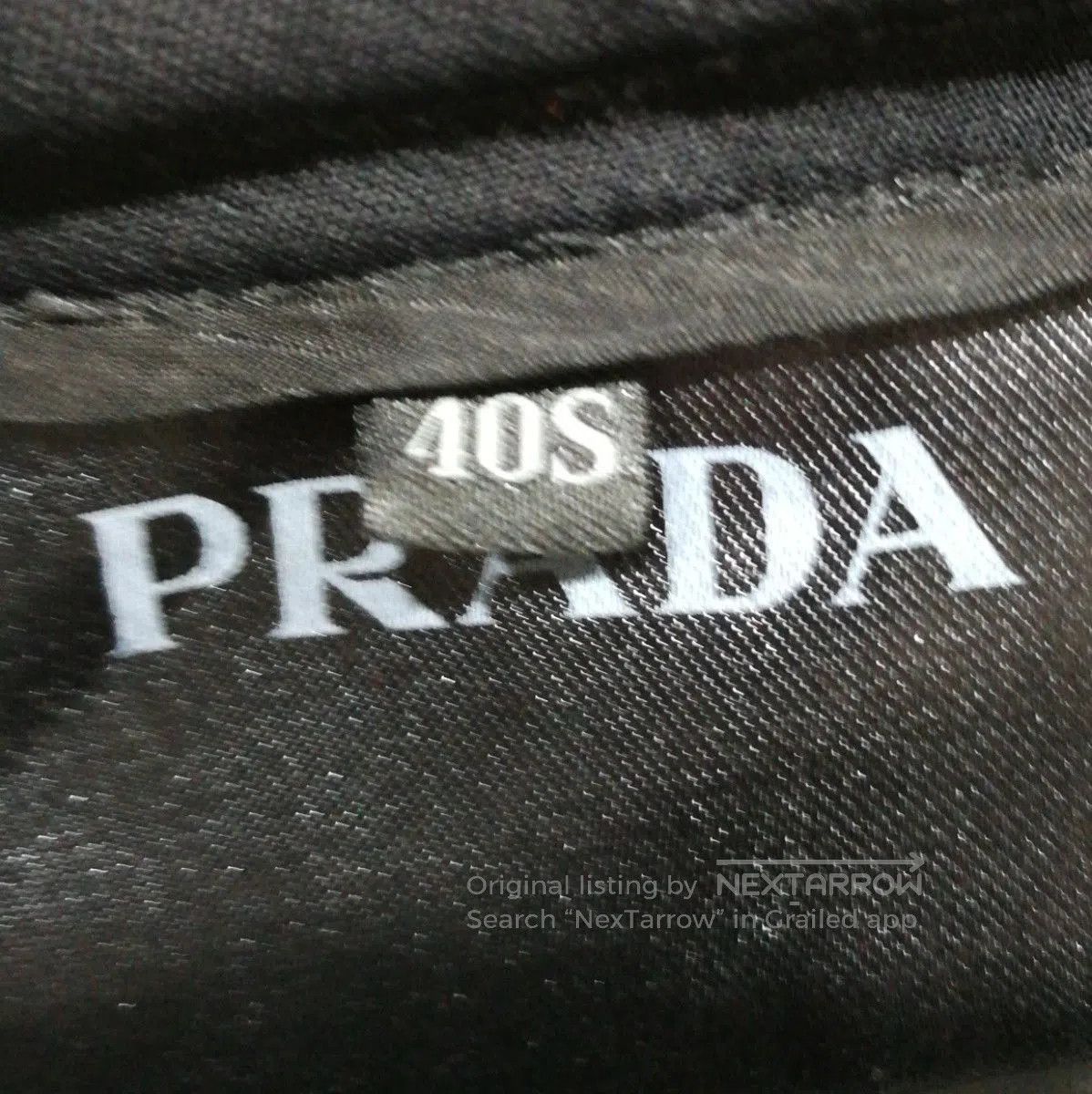 Prada Prada Elegant Black Slim Fit Trousers . Size 39" - 7 Thumbnail