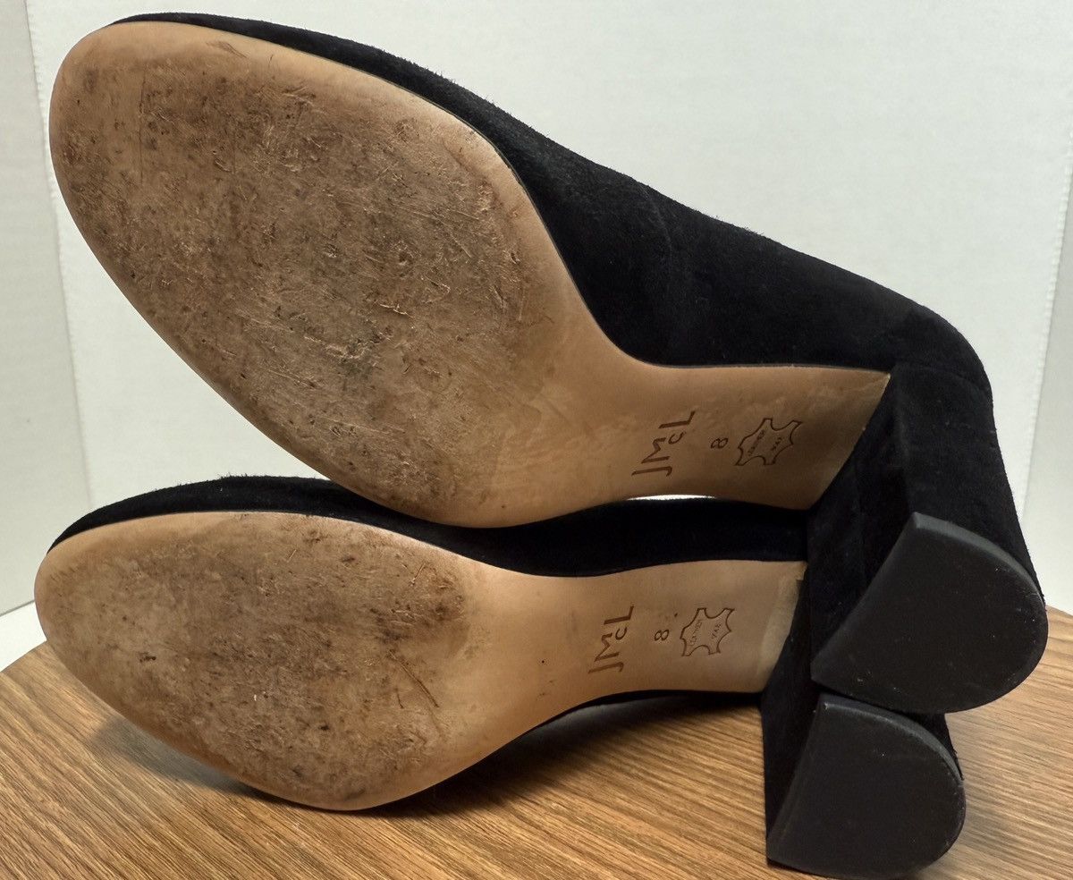 J.McLaughlin J.McLaughlin Black Suede “Mila” Slip-On Pumps Block Heel- 8 Size US 8 / IT 38 - 8 Thumbnail