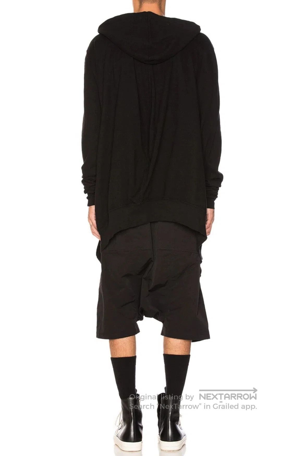 Rick Owens Rick Owens Structured Black Hoodie. Size US M / EU 48-50 / 2 - 7 Thumbnail